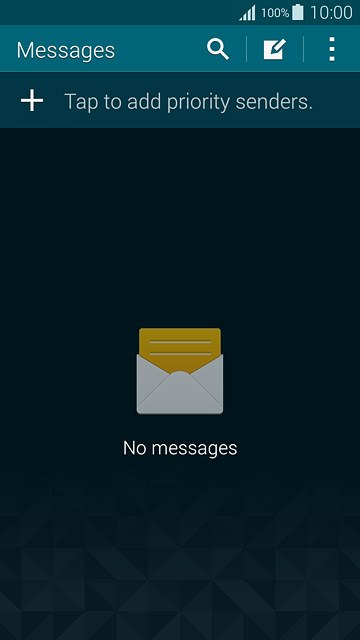 Press the new message icon.