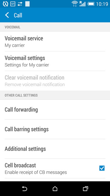 Press Additional settings.