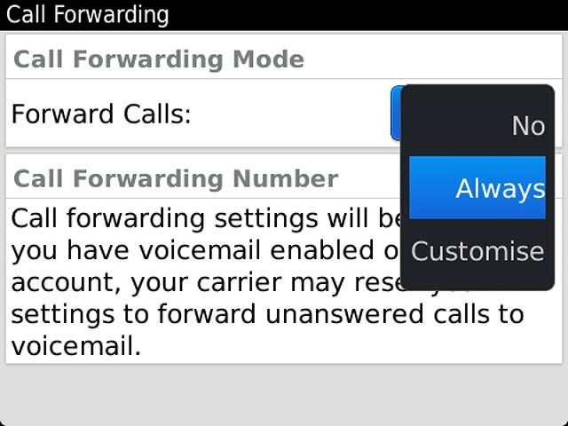Press one of the following options:Always, go to 2a.