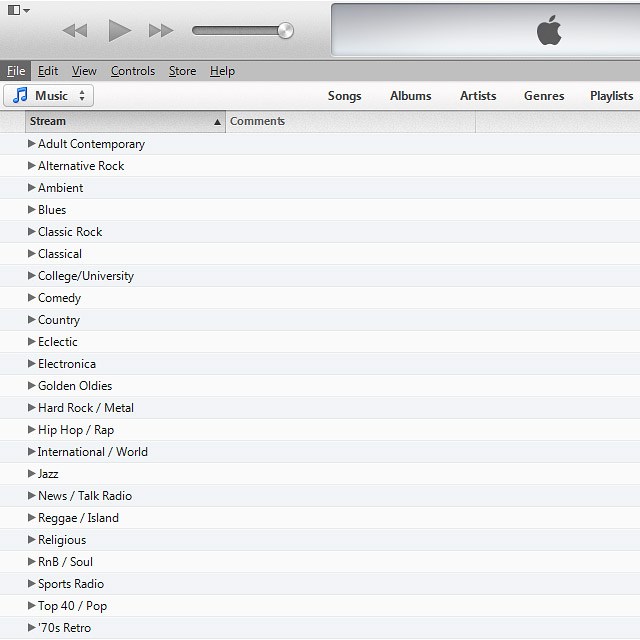 You need to add your files to the iTunes library.Click File.