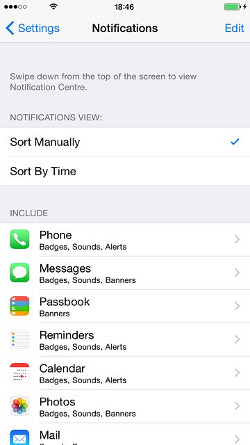 Press Settings to save the settings.