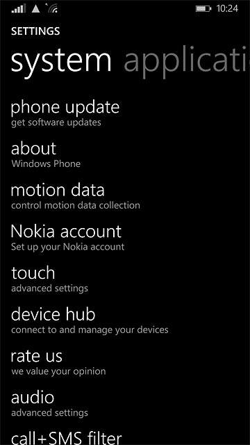 Press phone update.