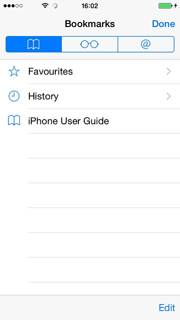 Press Favourites.