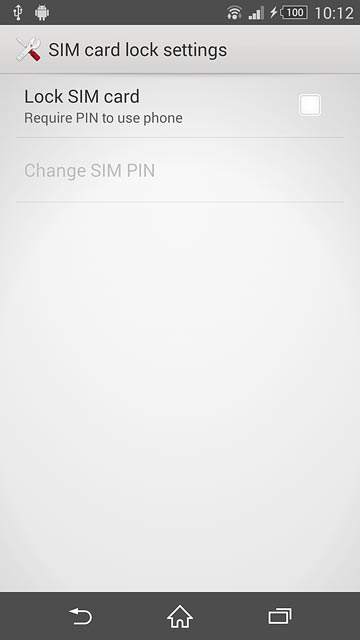 Press the home icon to return to the home screen.