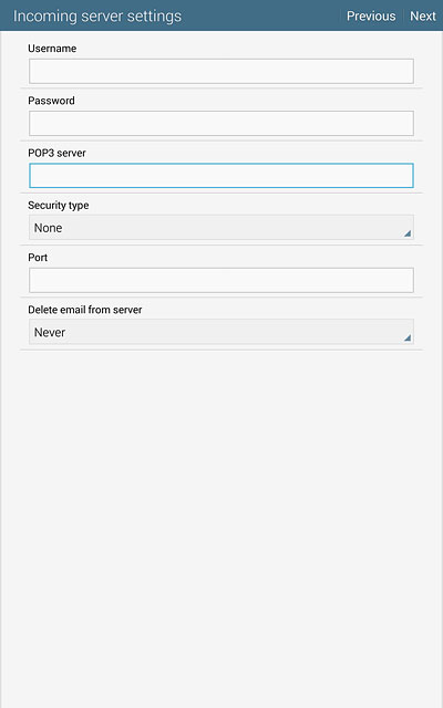 Press the drop down list below 