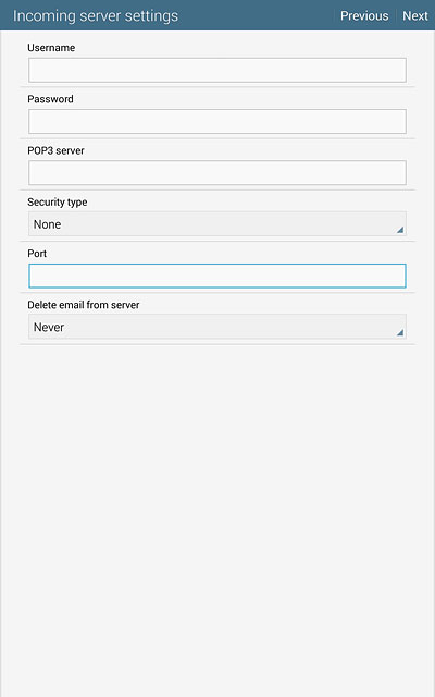 Press the drop down list below 
