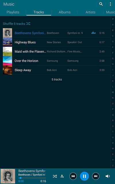 To go to the next audio file:Press arrow right.
