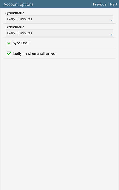 Press the drop down list below 