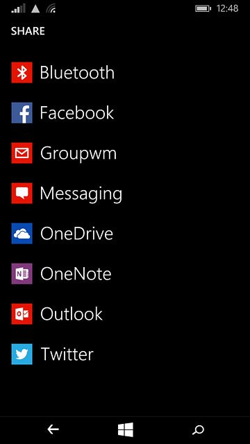 Press Bluetooth.Your phone now searches for devices and after a moment, a list of Bluetooth devices within range is displayed.