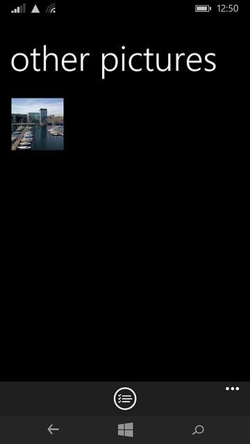 Press the home icon to return to the home screen.