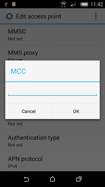 Key in 505 and press OK.