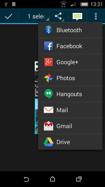 Press Bluetooth.