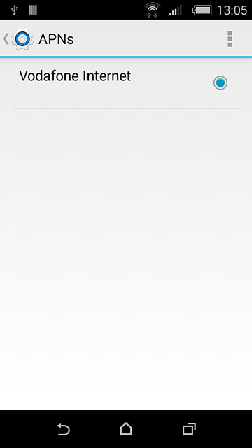 Press the home icon to return to the home screen.