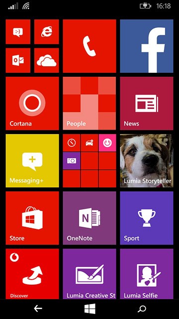 Press the phone icon.
