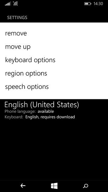 Press move up.Repeat this until the language is at the top of the list.