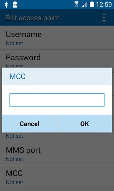 Key in 505 and press OK.