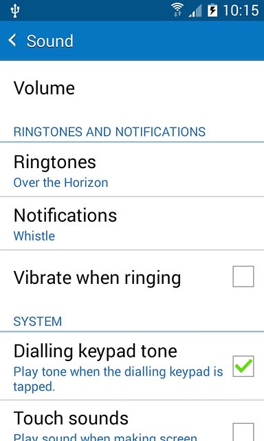 Press Ringtones.