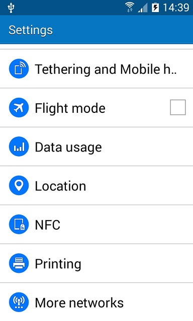Press More networks.