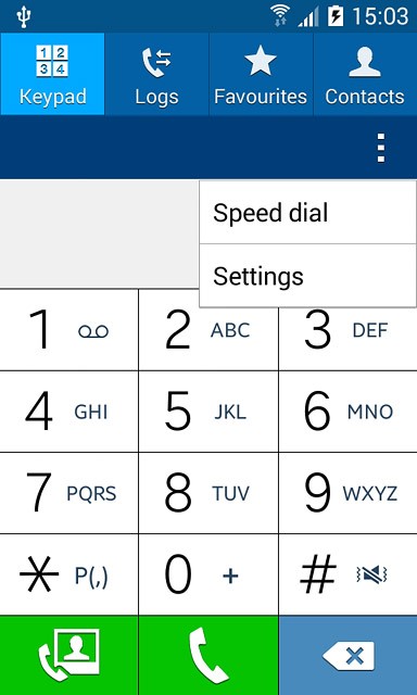 Press Settings.
