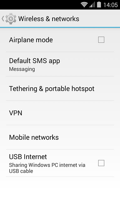 Press Default SMS app.