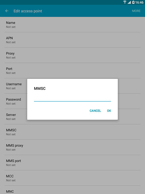 Key in http://pxt.vodafone.net.au/pxtsend and press OK.