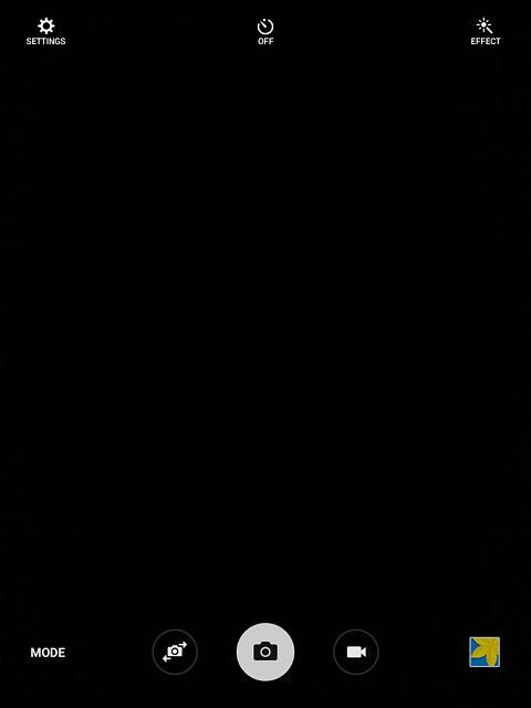 Press the video recorder icon to start recording.