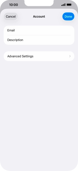 Press Advanced Settings.