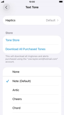 Press the required message tones to hear them.