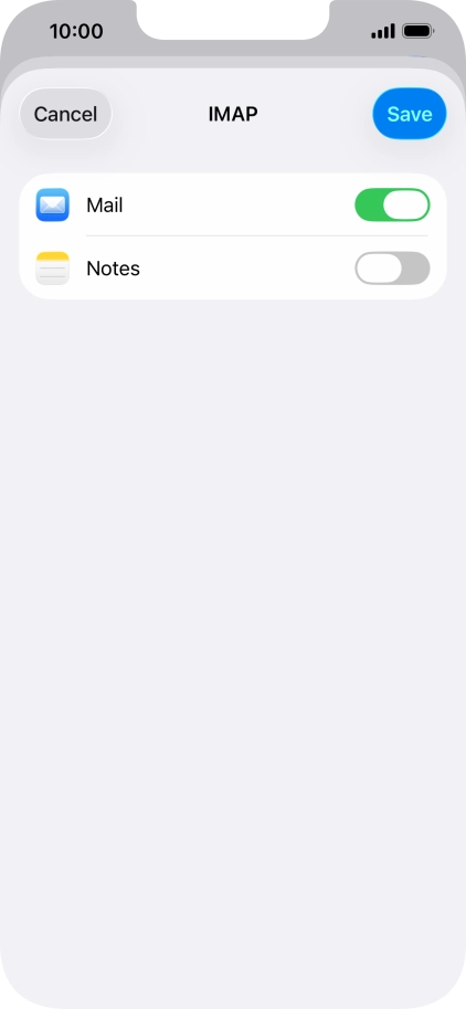 Press Save. Your email account has now been set up. To select more settings for incoming and outgoing server, proceed with the following steps.