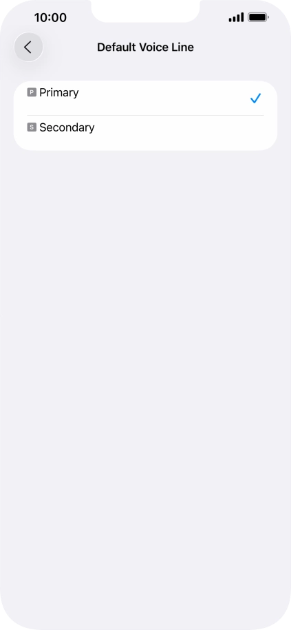 Press the required price plan.