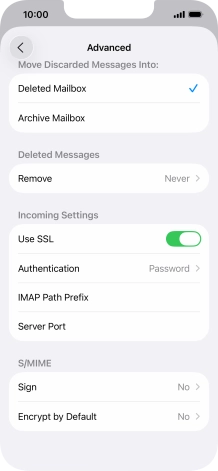 Press Authentication.