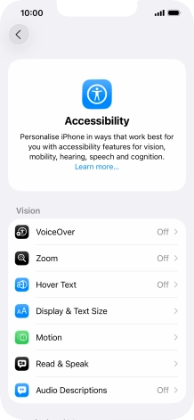 Press the required category below 