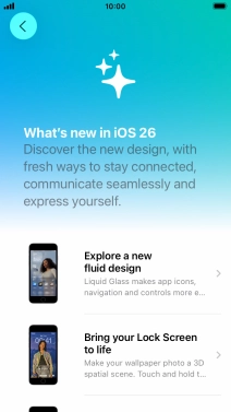 Press the Home key to return to the home screen.