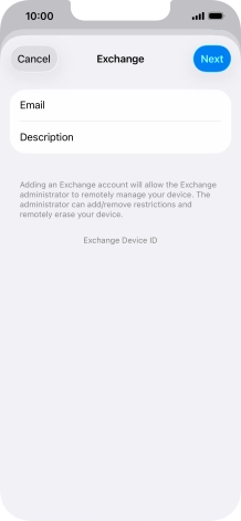 Press Description and key in the required name.