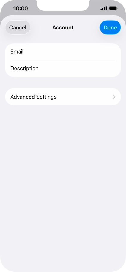 Press Advanced Settings.