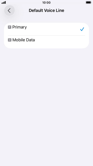 Press the required price plan.