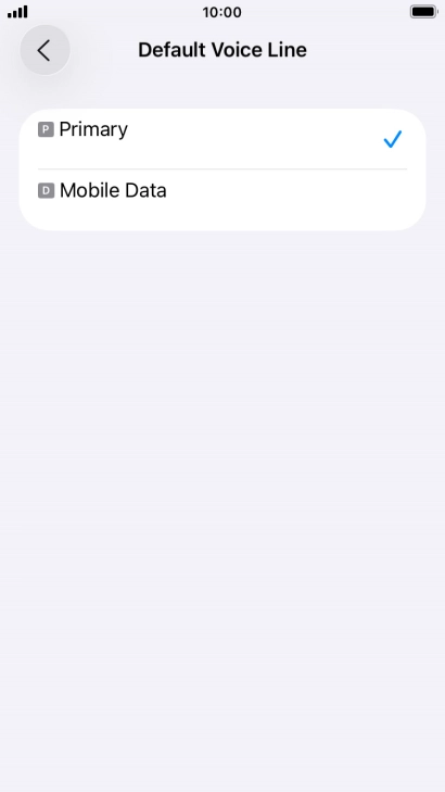 Press the required price plan.