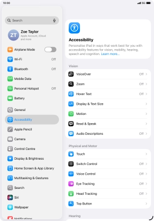 Press the required category below 