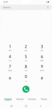 samsung galaxy a10 network settings