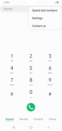 samsung galaxy a10 settings