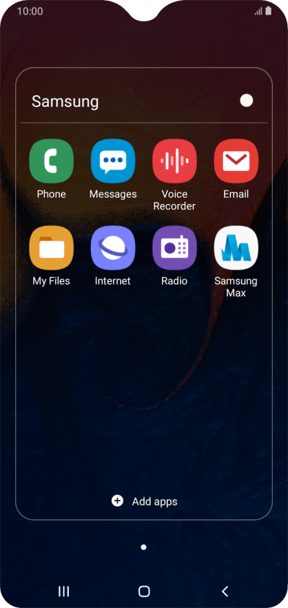 samsung a10 apps