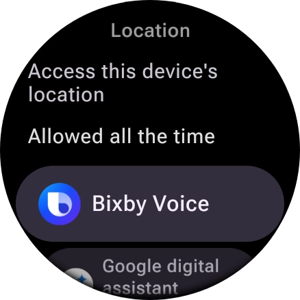 Press the required app.