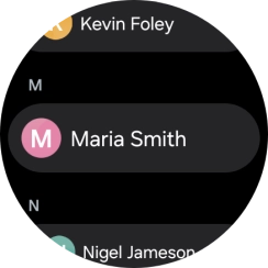 Press the required contact.