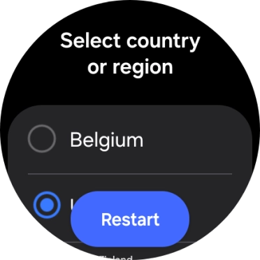 Press Restart.