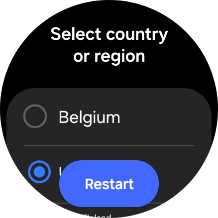 Press Restart.