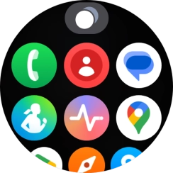 Press the running applications icon.
