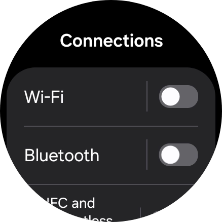Press Bluetooth.