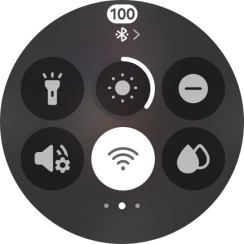 Press the Wi-Fi icon to turn the function on or off.