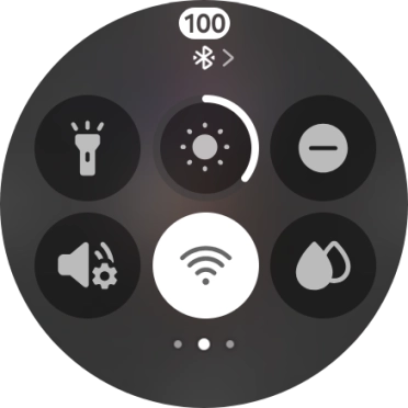 Press the Wi-Fi icon to turn the function on or off.