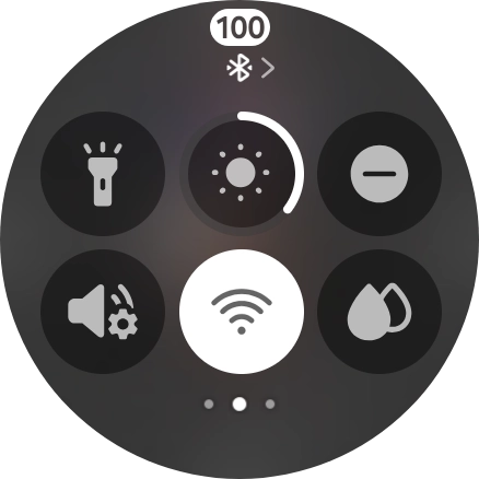 Press the Wi-Fi icon to turn the function on or off.